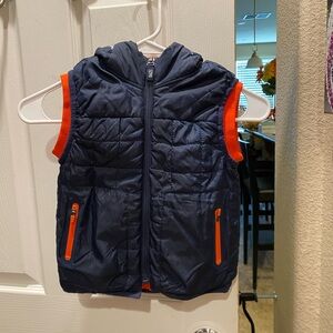 Zara Kids Navy and Orange Vest